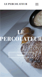 Mobile Screenshot of lepercolateur.fr